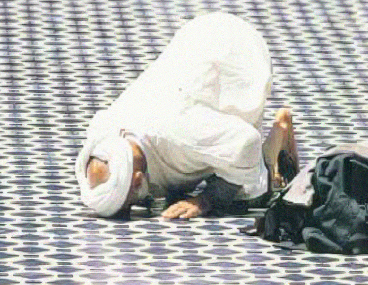 A Moroccan in prayer